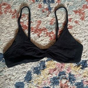 Black Women's Soft Stretch Bralette - Unbranded